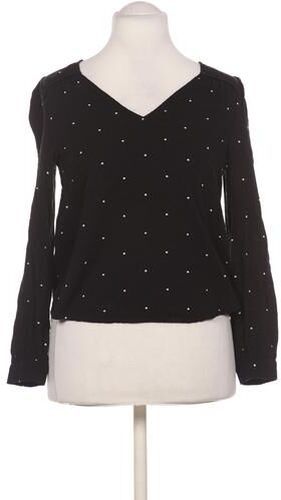 Damen Bluse, schwarz, Gr. EU 38, Viskose - Second Hand - Springfield - Modalova