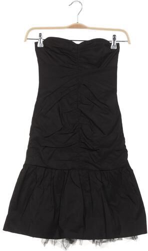 Damen Kleid, schwarz, Gr. EU 32, Synthetik - Second Hand - Swing - Modalova