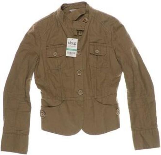 Damen Jacke, braun, Gr. S, Baumwolle, Leinen - Second Hand - Stefanel - Modalova