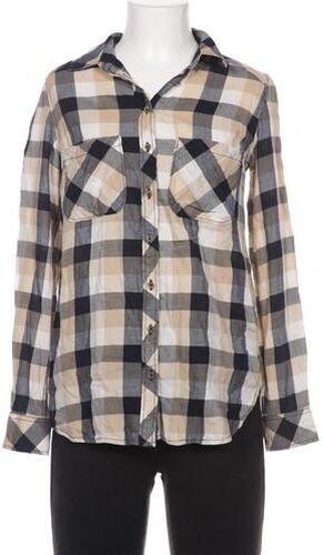 Damen Bluse, beige, Gr. S, Baumwolle - Second Hand - Stradivarius - Modalova