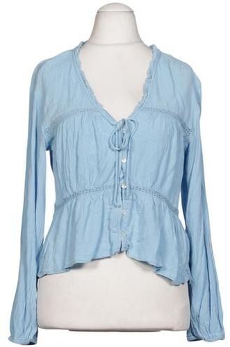 Damen Bluse, hellblau, Gr. M, Baumwolle, Viskose - Second Hand - Stradivarius - Modalova