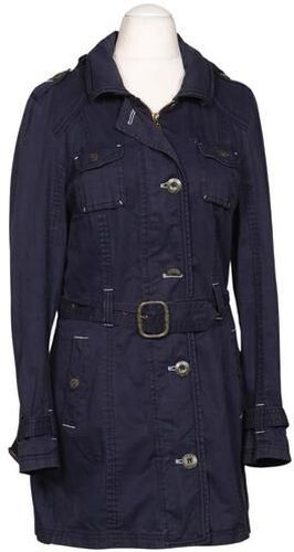 Damen Mantel, marineblau, Gr. EU 38, Baumwolle, Synthetik - Second Hand - Street One - Modalova