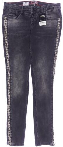 Damen Jeans, grau, Gr. W29 L32, Elasthan, Baumwolle, Leder, Synthetik - Second Hand - Street One - Modalova