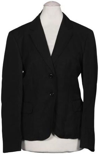 Damen Blazer, schwarz, Gr. EU 36, Leinen, Schurwolle, Viskose - Second Hand - Strenesse - Modalova