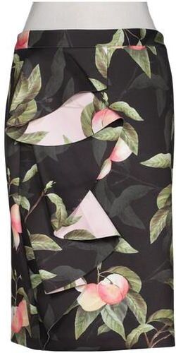 Damen Rock, schwarz, Gr. EU 38 ( 2), Elasthan, Synthetik - Second Hand - Ted baker - Modalova