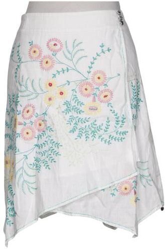 Damen Rock, weiß, Gr. EU 38 ( 2), Baumwolle, Leinen, Synthetik - Second Hand - Ted baker - Modalova