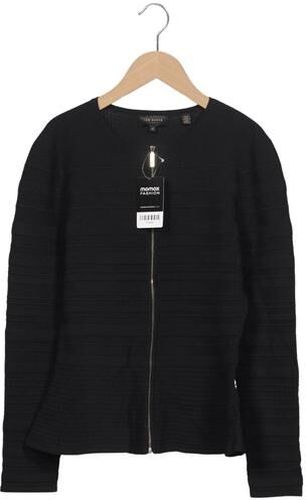 Damen Strickjacke, schwarz, Gr. EU 40 ( 3), Elasthan, Synthetik, Viskose - Second Hand - Ted baker - Modalova