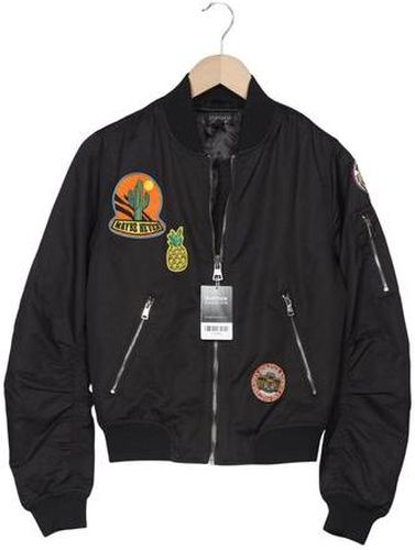 Damen Jacke, schwarz, Gr. EU 36, Elasthan, Synthetik, Viskose - Second Hand - TopShop - Modalova