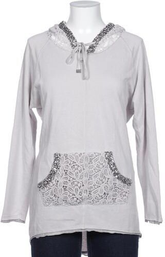 Damen Kapuzenpullover, grau, Gr. EU 38, Baumwolle, Synthetik - Second Hand - tredy - Modalova