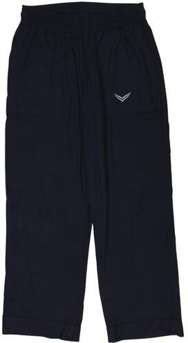 Damen Stoffhose, marineblau, Gr. L, Baumwolle - Second Hand - Trigema - Modalova