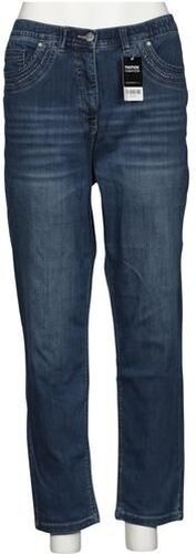 Damen Jeans, blau, Kurz-Gr. 24, Elasthan, Baumwolle, Synthetik - Second Hand - Ulla popken - Modalova