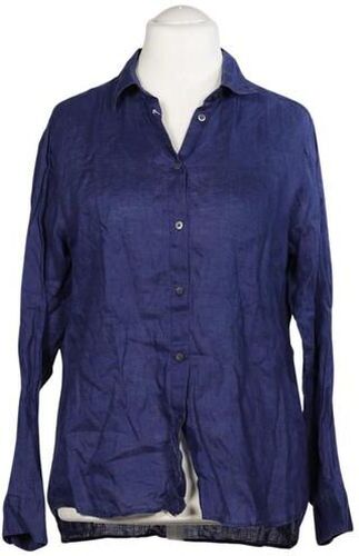 Damen Bluse, marineblau, Gr. L - Second Hand - Uniqlo - Modalova