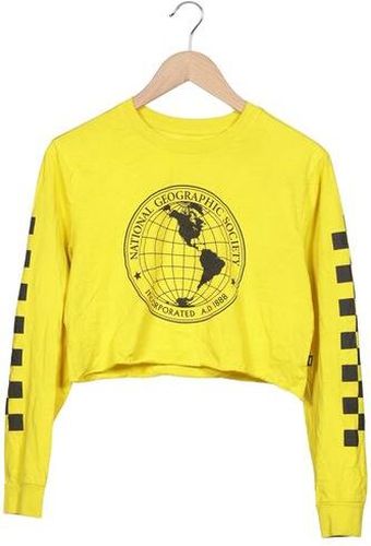 Damen Langarmshirt, gelb, Gr. S - Second Hand - Vans - Modalova