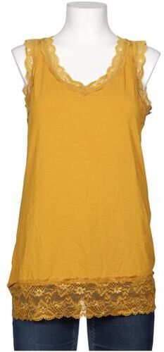 Appia DUE Damen Top, gelb, Gr. EU 42, Elasthan, Synthetik, Viskose - Second Hand - Via - Modalova