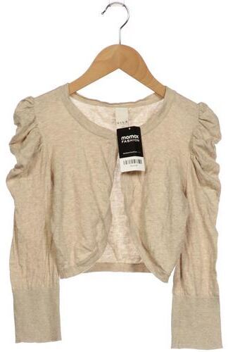 Damen Strickjacke, beige, Gr. S, Baumwolle - Second Hand - Vila - Modalova
