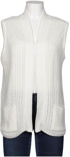 Damen Strickjacke, weiß, Gr. L - Second Hand - windsor. - Modalova