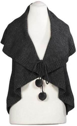 Damen Strickjacke, grau, Gr. EU 40, Synthetik, Wolle - Second Hand - Zero - Modalova