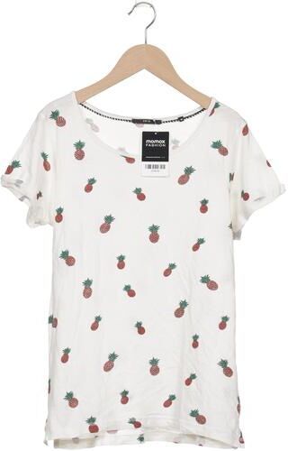 Damen T-Shirt, weiß, Gr. EU 36, Baumwolle - Second Hand - Zero - Modalova