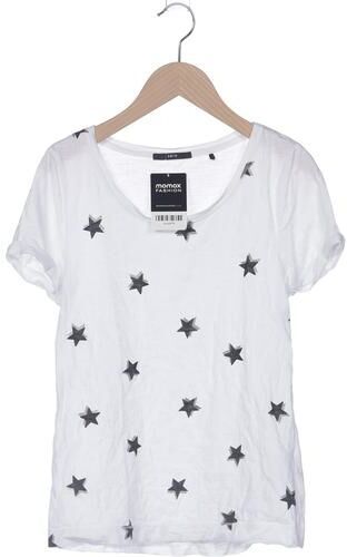 Damen T-Shirt, weiß, Gr. EU 34, Baumwolle - Second Hand - Zero - Modalova