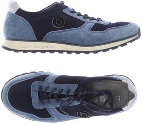 Herren Sneakers, marineblau, Gr. EU 40, Leder - Second Hand - Bugatti - Modalova