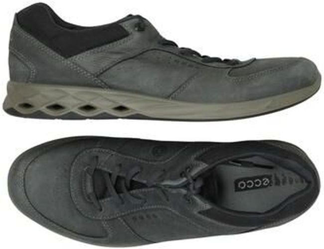 Herren Sneakers, grau, Gr. EU 43, Leder - Second Hand - Ecco - Modalova