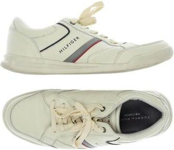 Herren Sneakers, beige, Gr. EU 44, Leder - Second Hand - Tommy hilfiger - Modalova