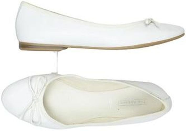Damen Ballerinas, weiß, Gr. EU 39, Leder - Second Hand - 5th Avenue - Modalova