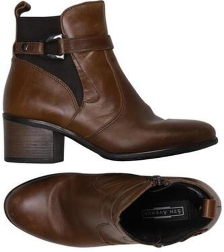 Damen Stiefelette, braun, Gr. EU 36, Leder - Second Hand - 5th Avenue - Modalova