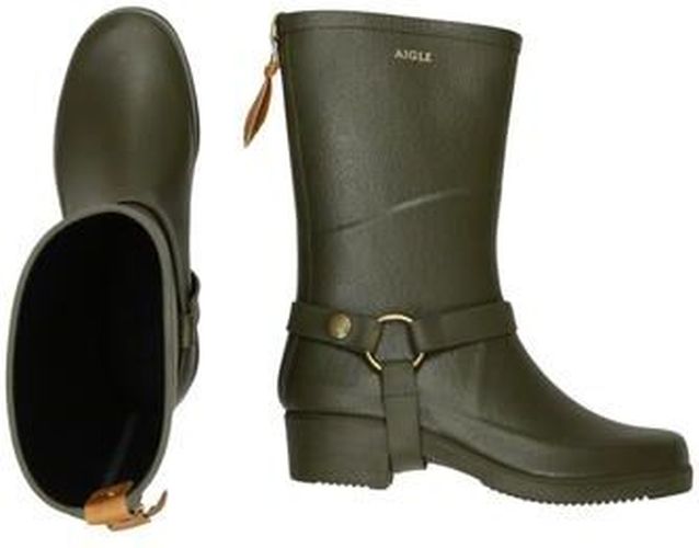 Damen Stiefel, grün, Gr. EU 35 - Second Hand - Aigle - Modalova