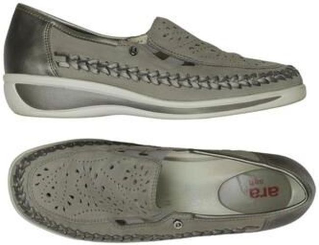 Damen Halbschuh, grau, Gr. EU 37.5 (UK 4.5), Kunstleder, Leder - Second Hand - Ara - Modalova