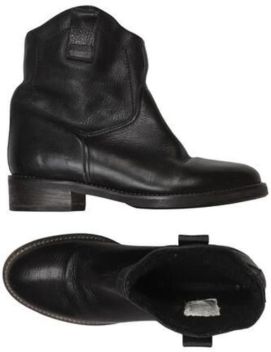 By Hugo Damen Stiefelette, schwarz, Gr. EU 37, Leder - Second Hand - BOSS - Modalova