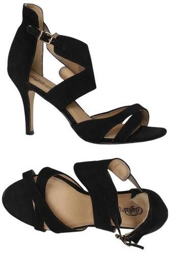 Damen Sandale, schwarz, Gr. EU 40 - Second Hand - Buffalo LONDON - Modalova