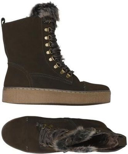 Damen Stiefelette, braun, Gr. EU 39, Leder - Second Hand - Bugatti - Modalova