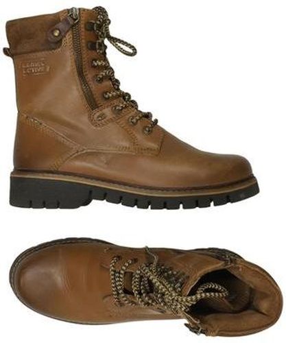 Damen Stiefelette, braun, Gr. EU 39, Leder - Second Hand - Camel active - Modalova