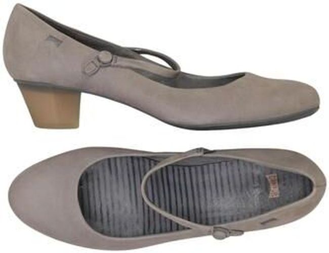 Damen Pumps, grau, Gr. EU 40, Leder - Second Hand - Camper - Modalova