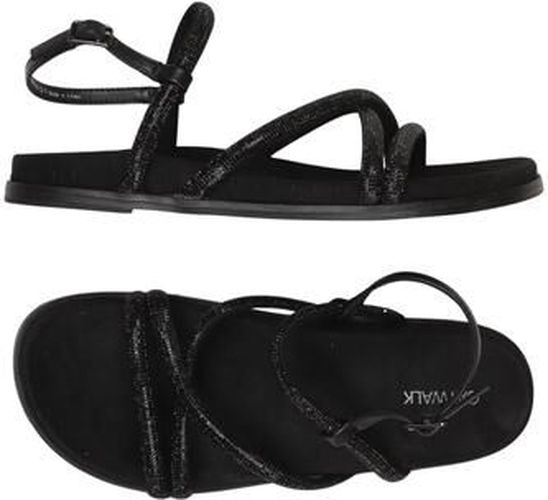 Damen Sandale, schwarz, Gr. EU 40, Kunstleder - Second Hand - Catwalk - Modalova