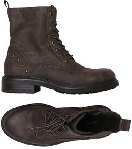 Damen Stiefelette, braun, Gr. EU 36, Kunstleder - Second Hand - Cox - Modalova