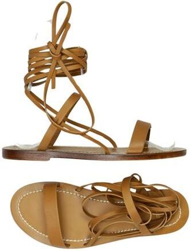 Damen Sandale, beige, Gr. EU 36, Leder - Second Hand - Closed - Modalova