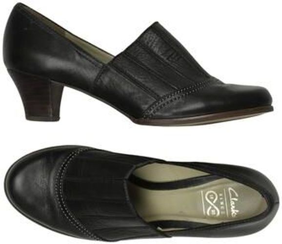 Damen Pumps, schwarz, Gr. EU 39 (UK 6), Leder - Second Hand - Clarks - Modalova