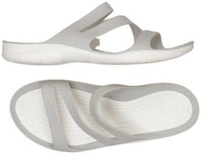 Damen Sandale, grau, Gr. EU 39 (US 8) - Second Hand - Crocs - Modalova