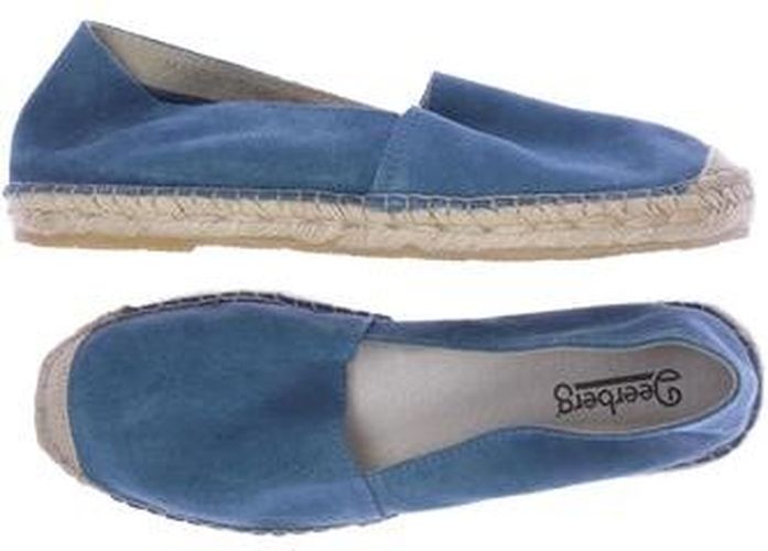 Damen Halbschuh, türkis, Gr. EU 41, Leder - Second Hand - Deerberg - Modalova