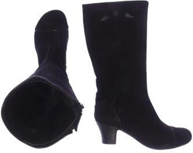 Damen Stiefel, schwarz, Gr. EU 38, Leder - Second Hand - Deerberg - Modalova