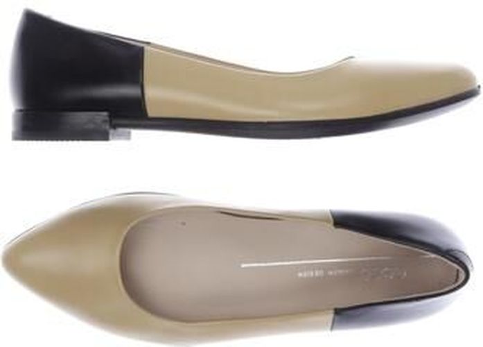 Damen Ballerinas, beige, Gr. EU 36, Leder - Second Hand - Ecco - Modalova