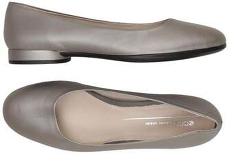Damen Ballerinas, braun, Gr. EU 39, Leder - Second Hand - Ecco - Modalova