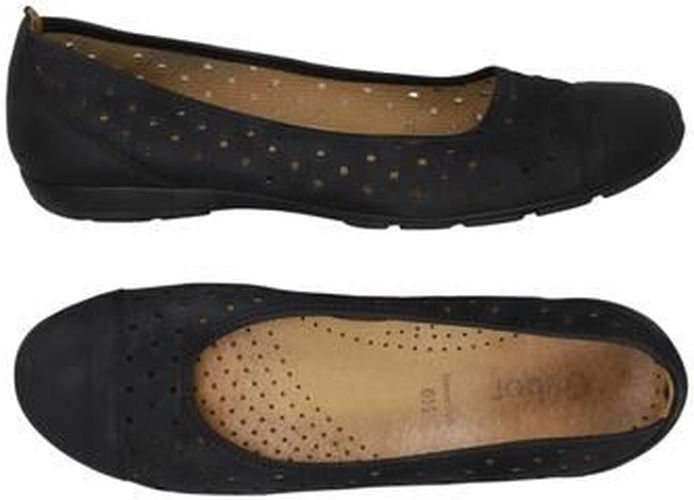 Damen Ballerinas, schwarz, Gr. EU 39.5 (UK 6.5), Leder - Second Hand - Gabor - Modalova