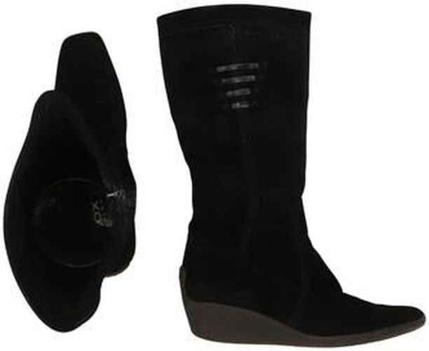 Damen Stiefel, schwarz, Gr. EU 42 - Second Hand - Geox - Modalova