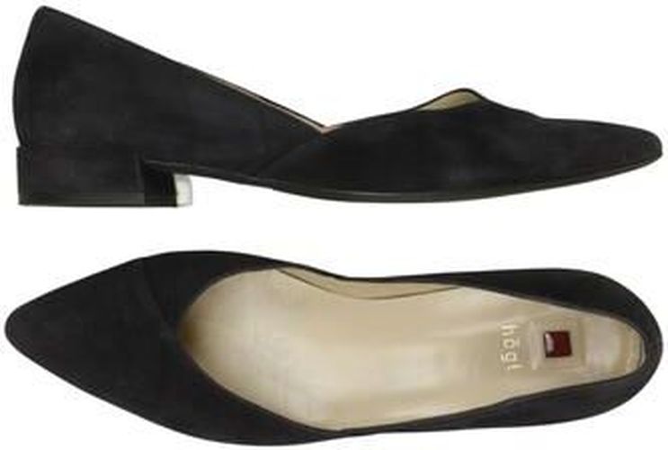 Damen Ballerinas, schwarz, Gr. EU 39.5 (UK 6.5), Leder - Second Hand - Högl - Modalova