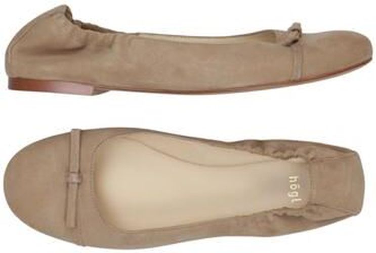 Damen Ballerinas, beige, Gr. EU 39 (UK 6), Leder - Second Hand - Högl - Modalova