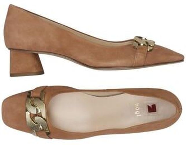 Damen Pumps, braun, Gr. EU 38 (UK 5), Leder - Second Hand - Högl - Modalova