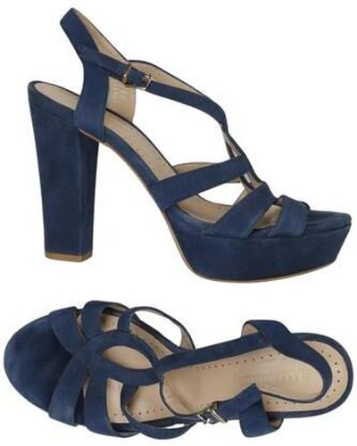 Damen Sandale, marineblau, Gr. EU 37 - Second Hand - Hallhuber - Modalova